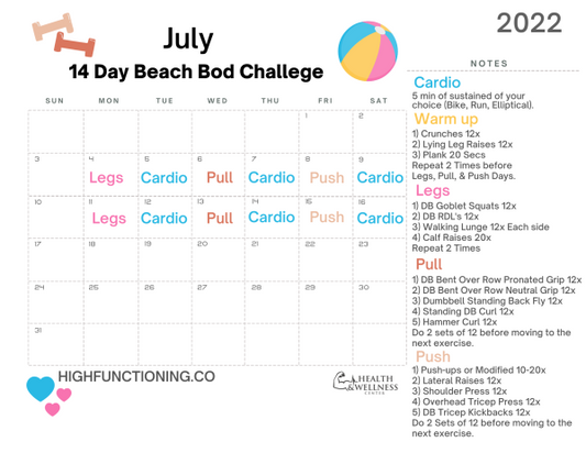 14 DAY *Workout Challenge*