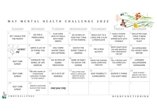 31 DAY MENTAL HEALTH CHALLENGE